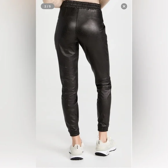 SPANX | Leather like Vegan Jogger Sz. XL NWT - Picture 5 of 9